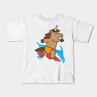 Surfer-Corn Kids T-Shirt